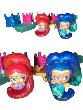 Fisher-Price Nickelodeon Shimmer and Shine Teenie Genies mini figures BUNDLE